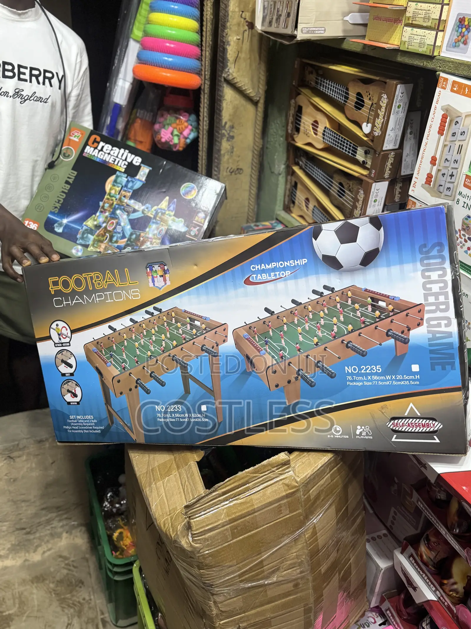 Portable Tabletop Football Game