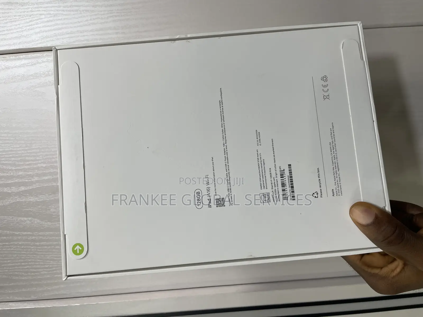 New Apple iPad (2025) 128 GB Pink