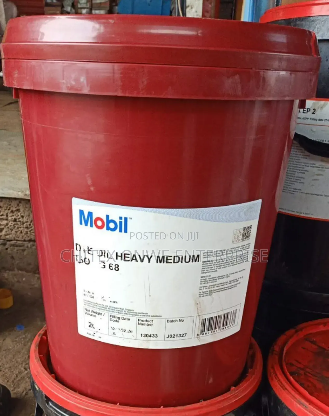 Mobil Dte Oil Heavy Medium, an Iso Vg 68 Circulating Oil.