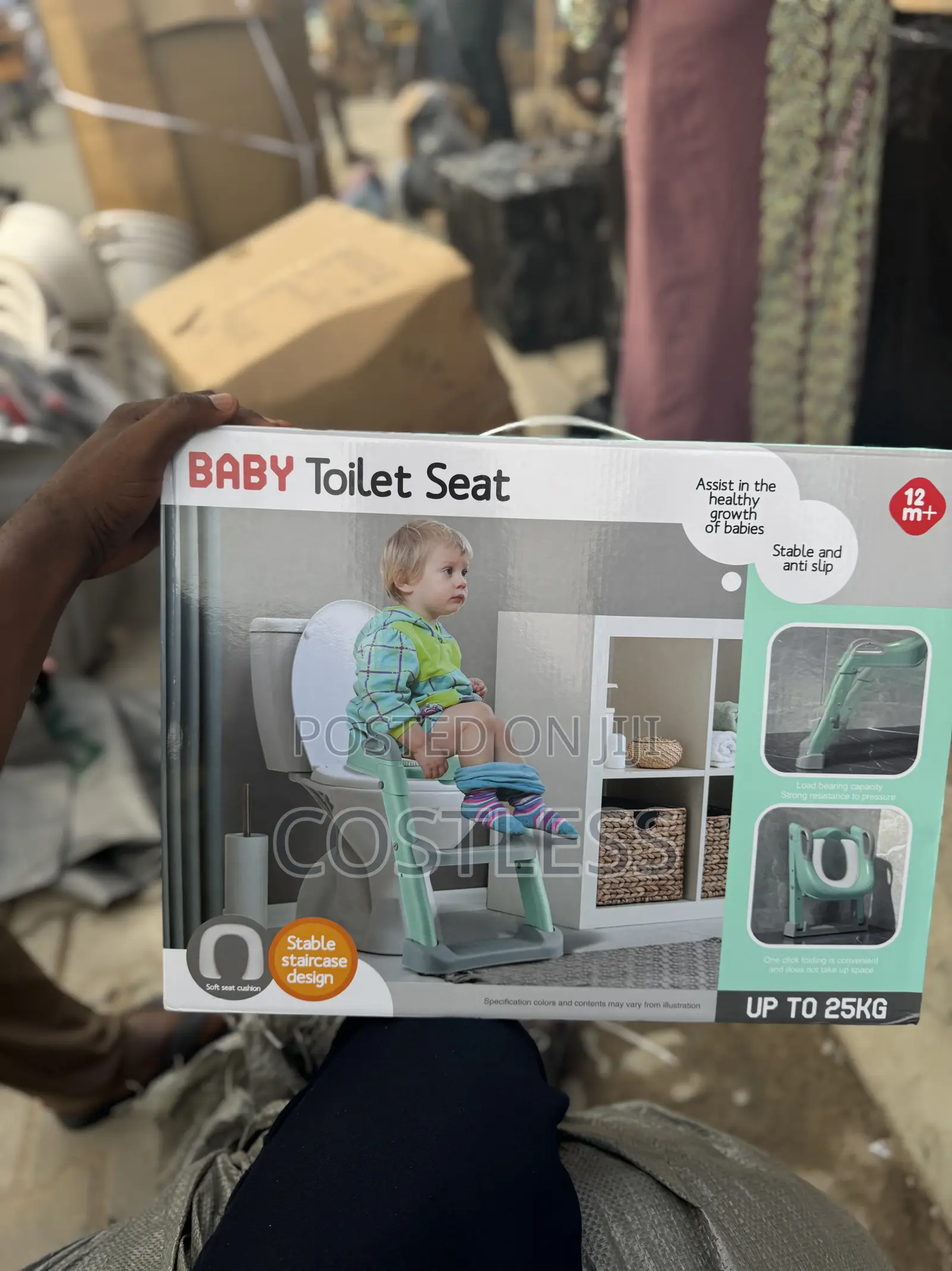 Baby Toilet Training Seat With a Ladder