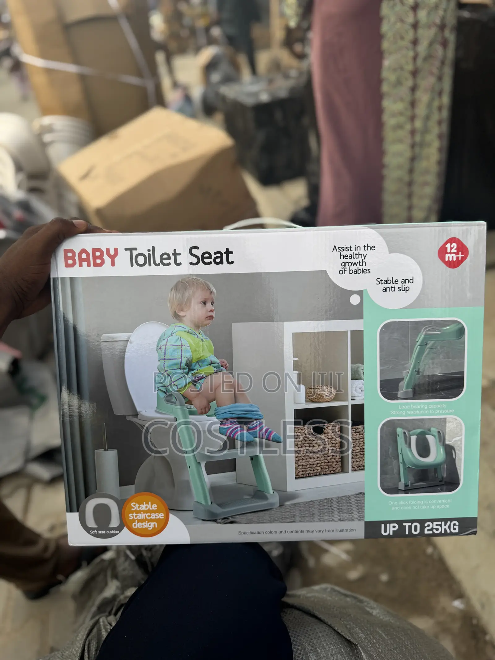Baby Toilet Training Seat With a Ladder