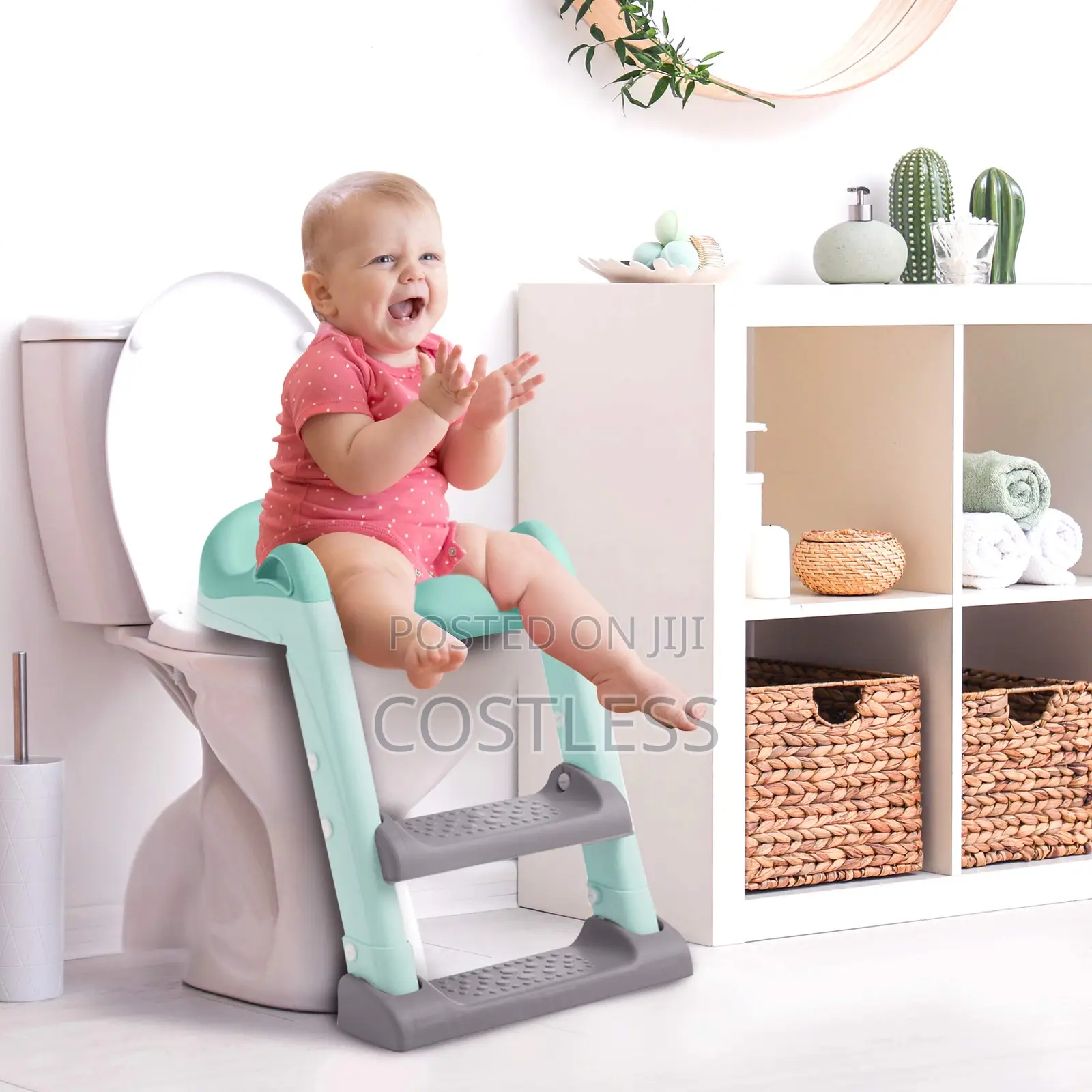 Baby Toilet Training Seat With a Ladder