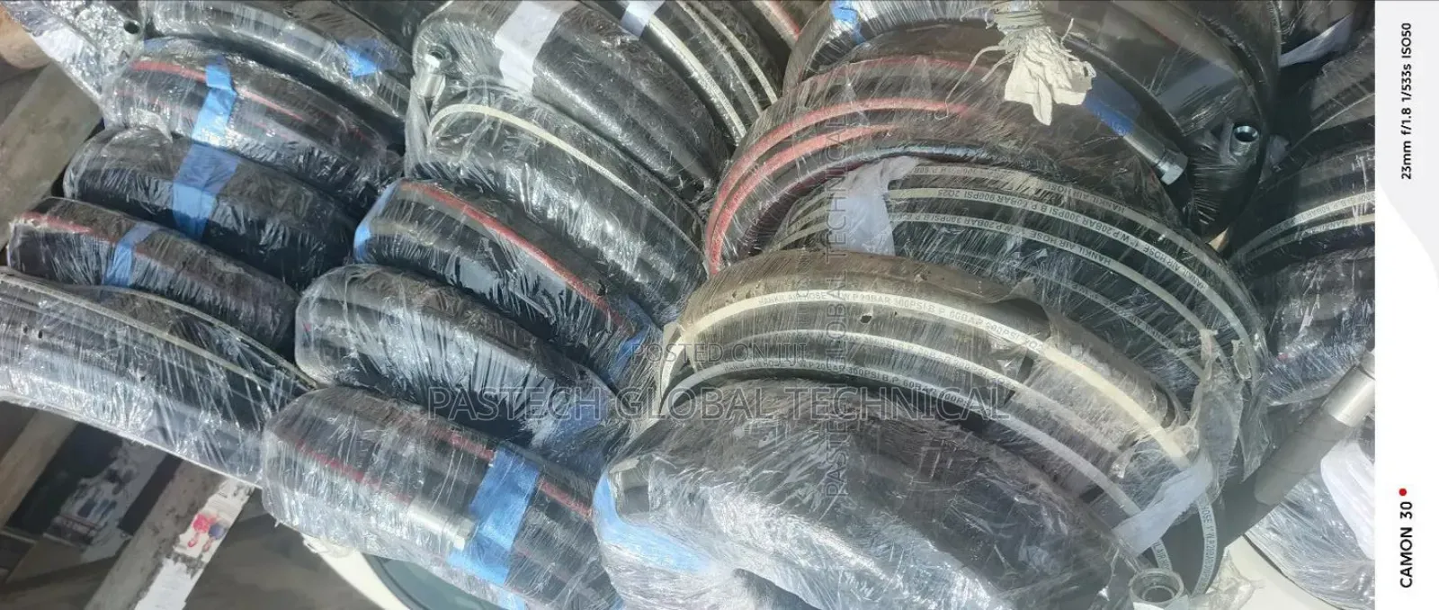 1" Air Rubber Hose (Epdm) 20 Bar 300psi X 100ft (30m)