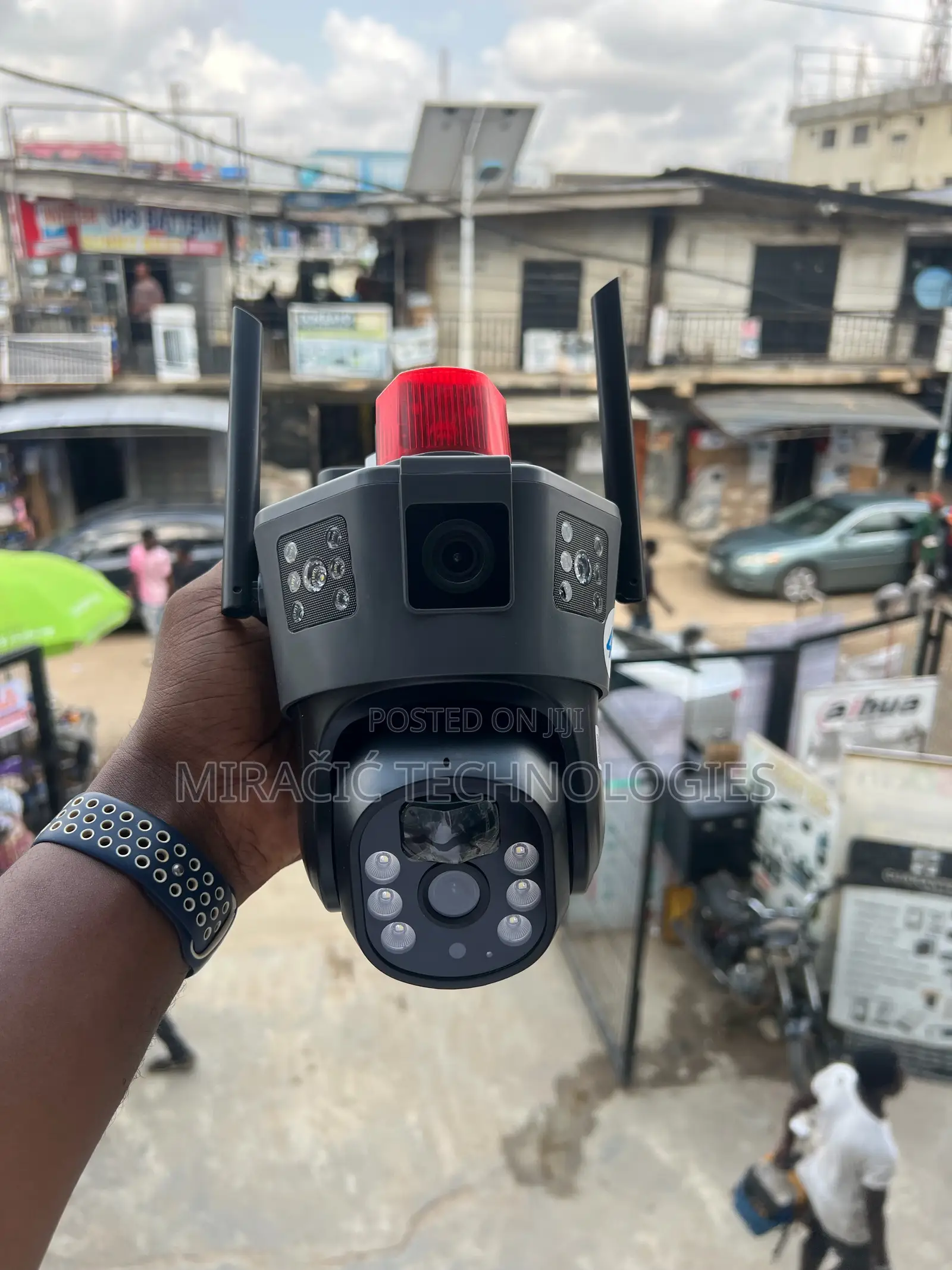 V380pro 2 Lens 3 Views Solar 4g CCTV Camera