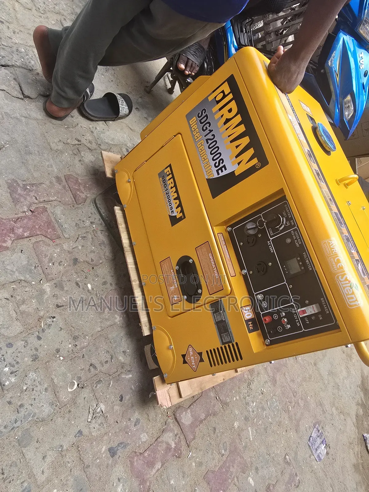 Firman Diesel Soundproof Generator Model Sdg12000se(10.5kva)100%Copper