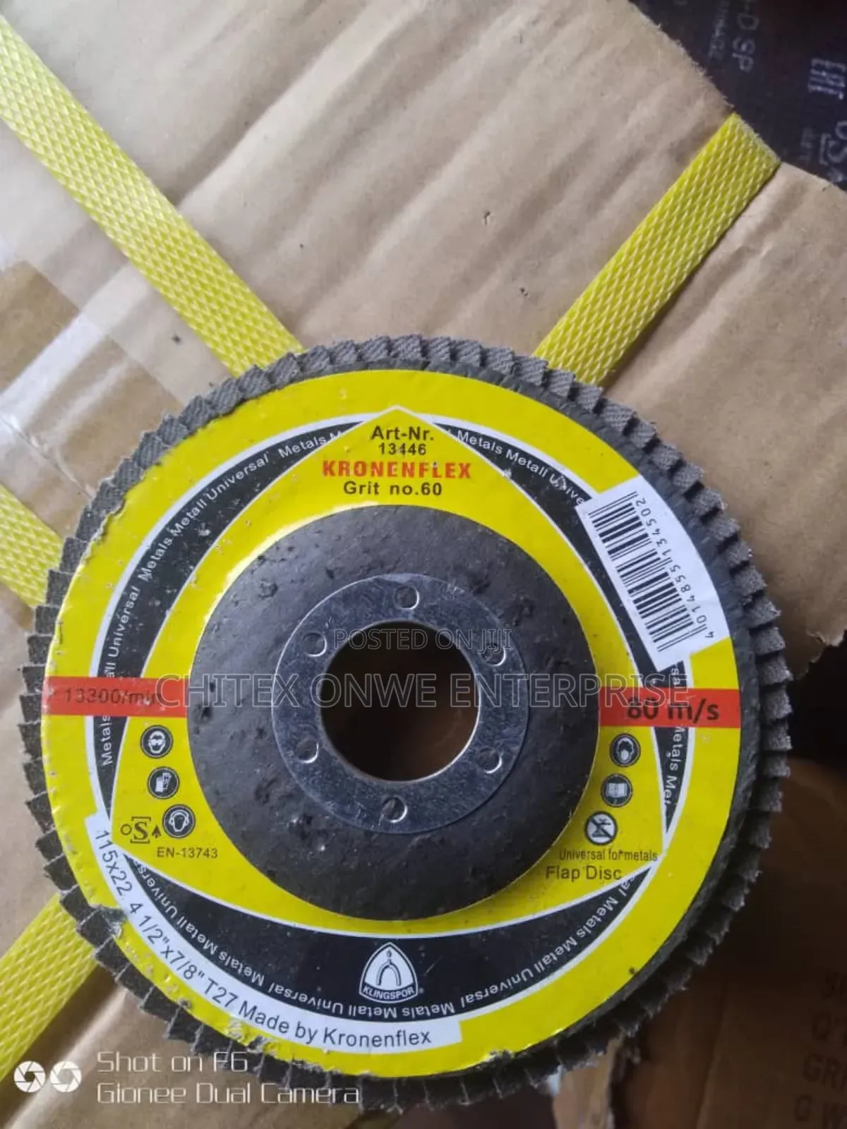 Flap Discs Ø 125 Mm X 22.23 Mm, Grit 80, Brown, Standard,