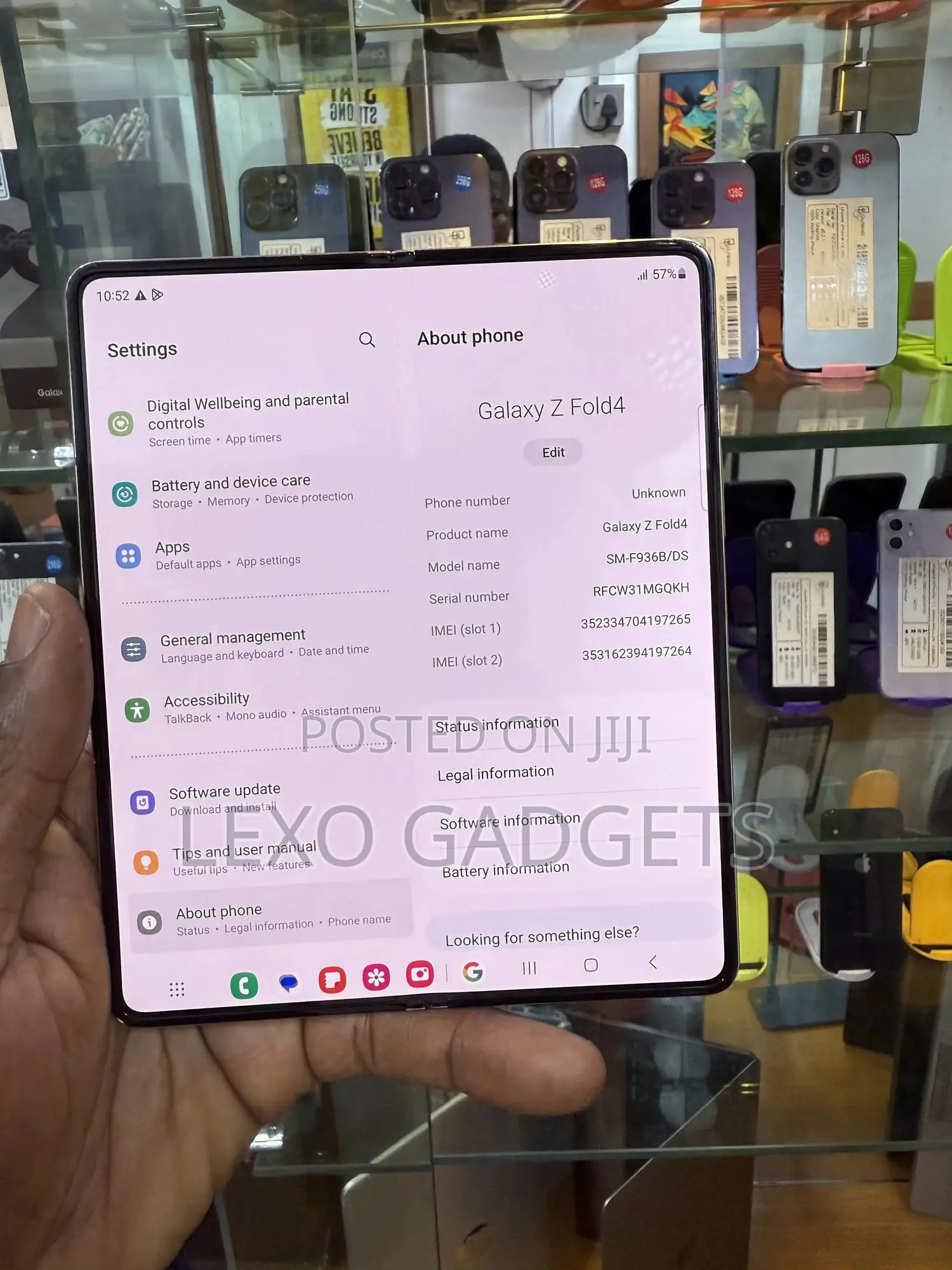 Samsung Galaxy Z Fold4 256 GB Gold