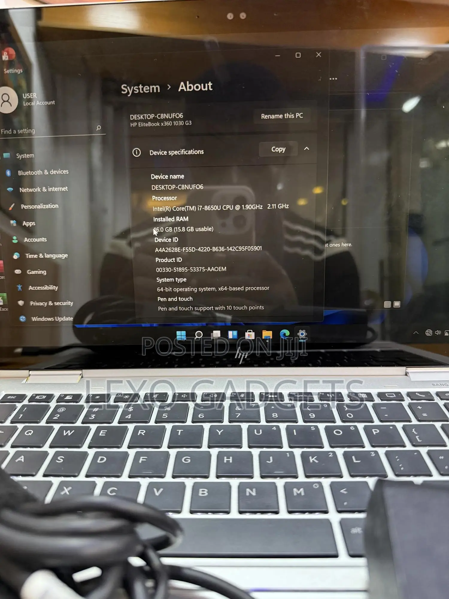 Laptop HP EliteBook X360 1030 G3 16GB Intel Core I7 SSD 1T
