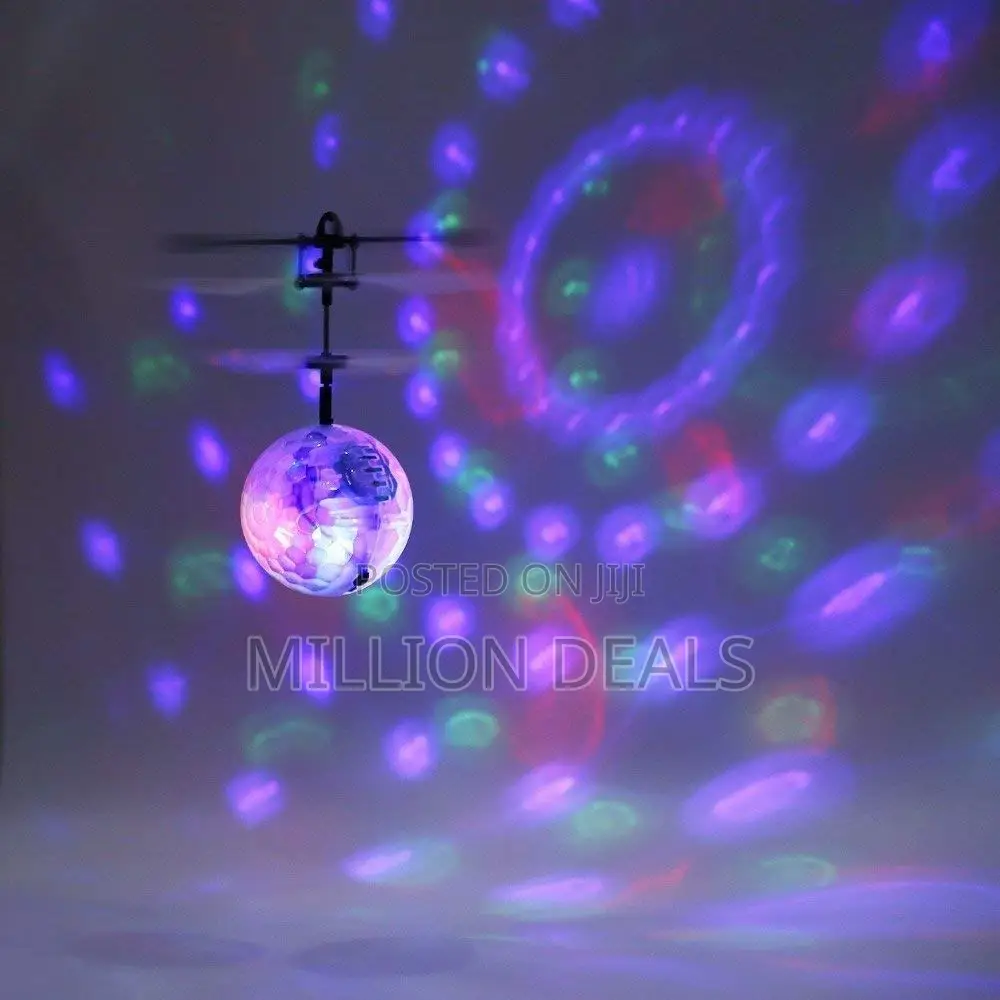 Flying Ball Helicopter Hover Mini Drone Crystal Toy Ages 14+