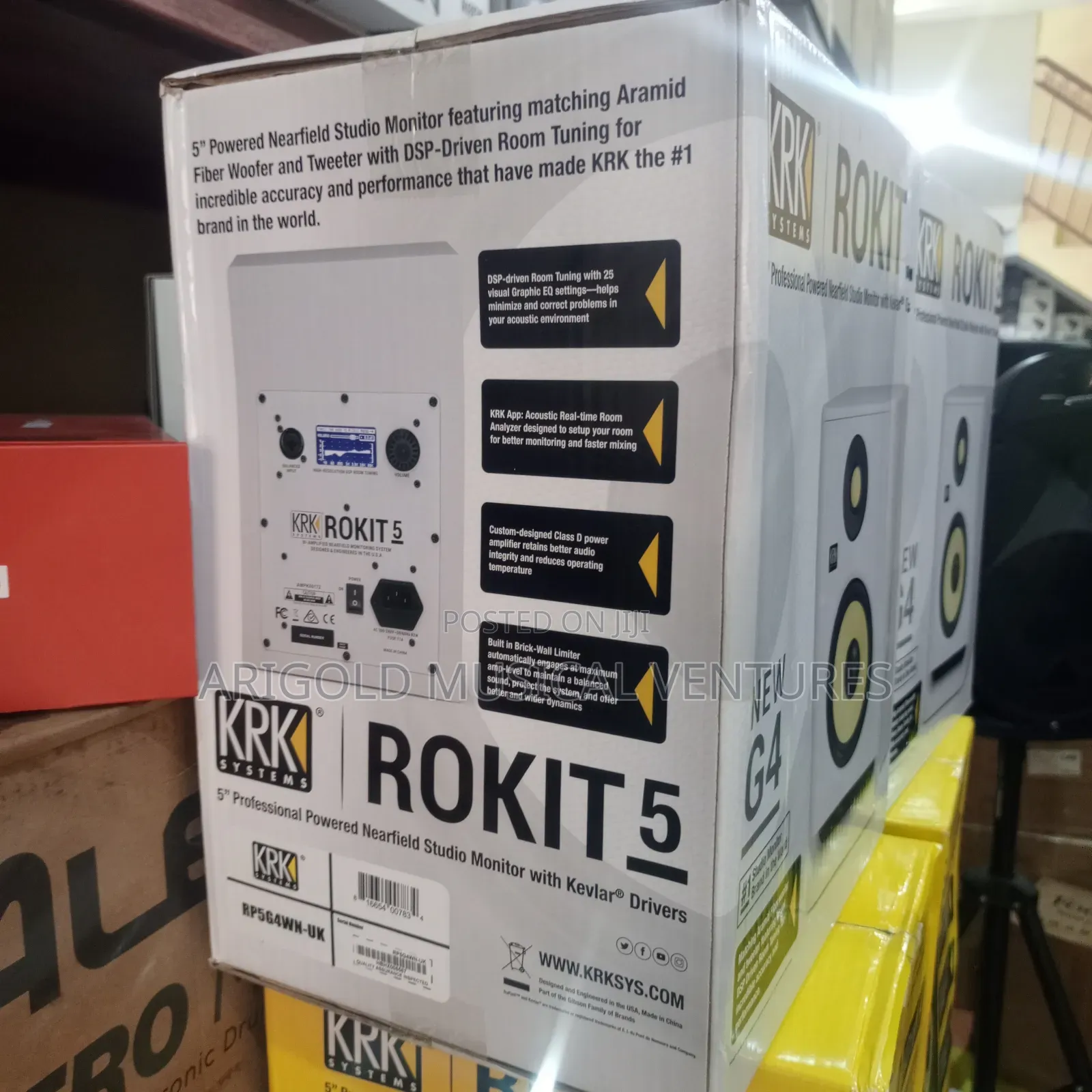 Professional Studio Monitor Rokit 5 4g White Big Name
