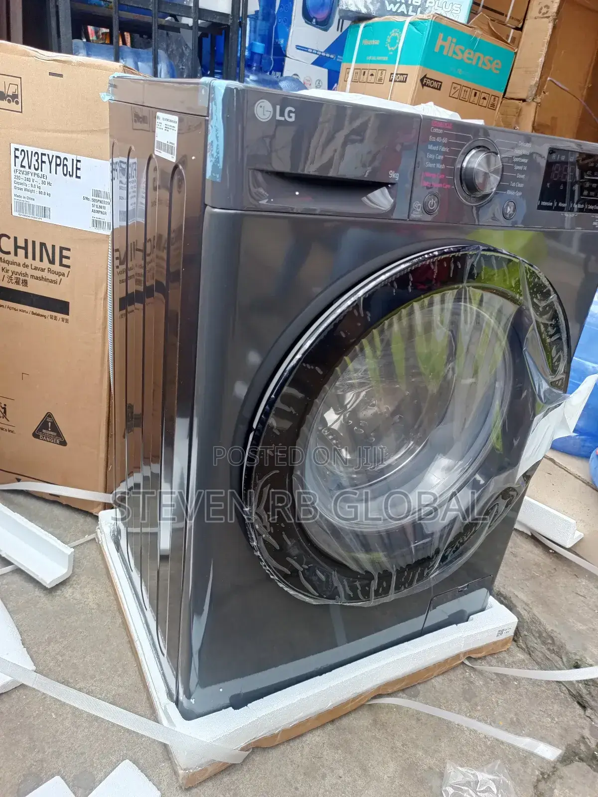 Lg 9kg Vivace Front Load Washing Machine | Wm 2v3fyp6je