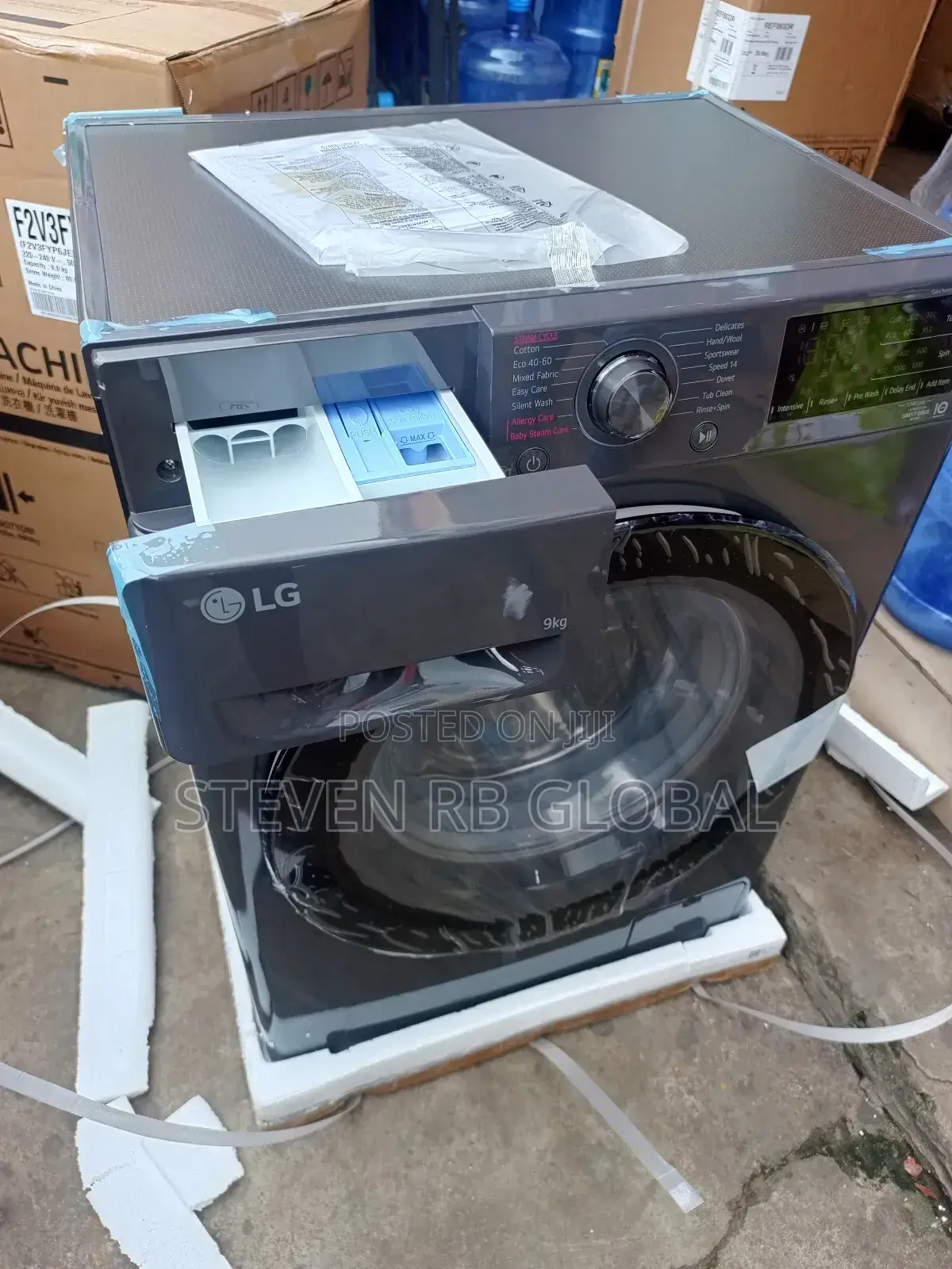 Lg 9kg Vivace Front Load Washing Machine | Wm 2v3fyp6je