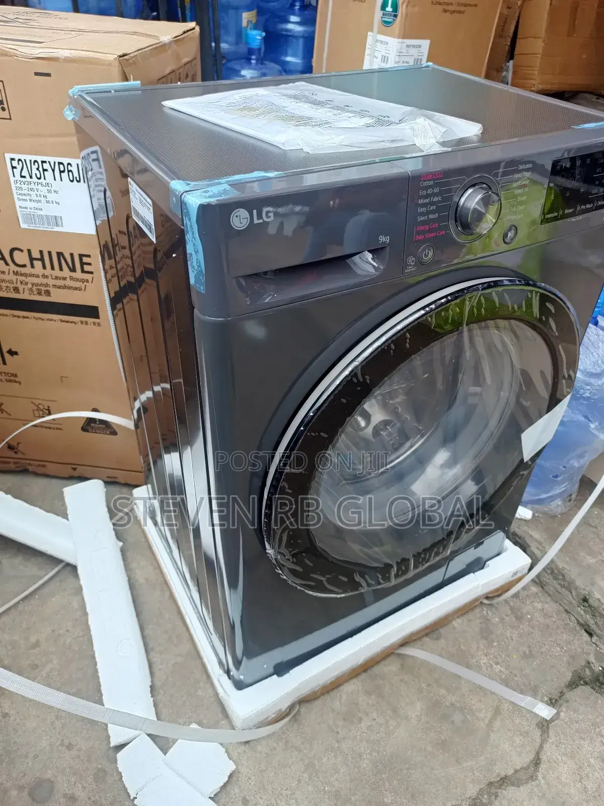Lg 9kg Vivace Front Load Washing Machine | Wm 2v3fyp6je