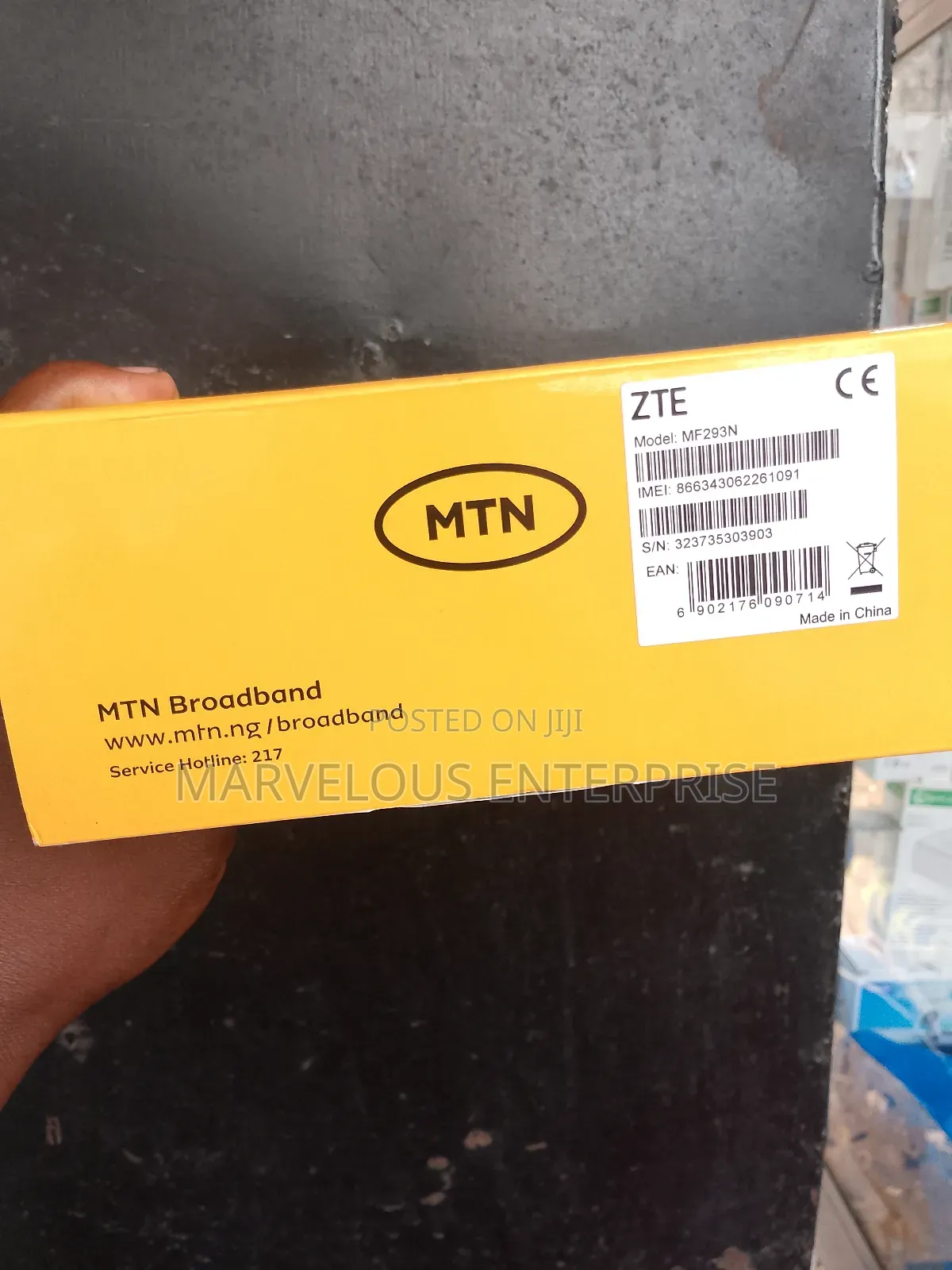 MTN Broad Band Router Cat4 Network