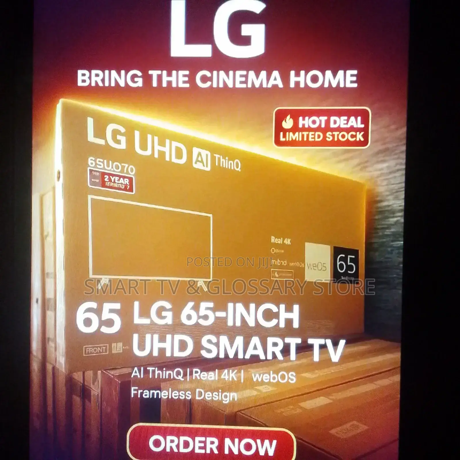 65 Inches Lg Smart Breathtaking Visual Tv