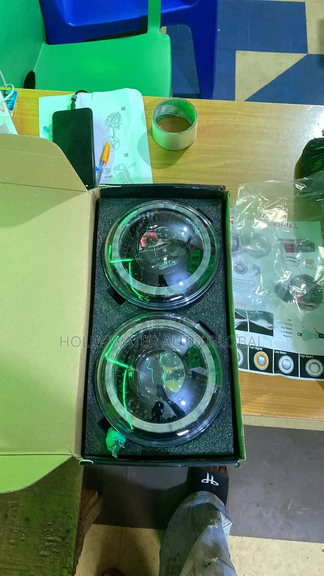 Jeep Wrangler 7 Inches Headlight From 2004-2017 Model Jk High Quality.