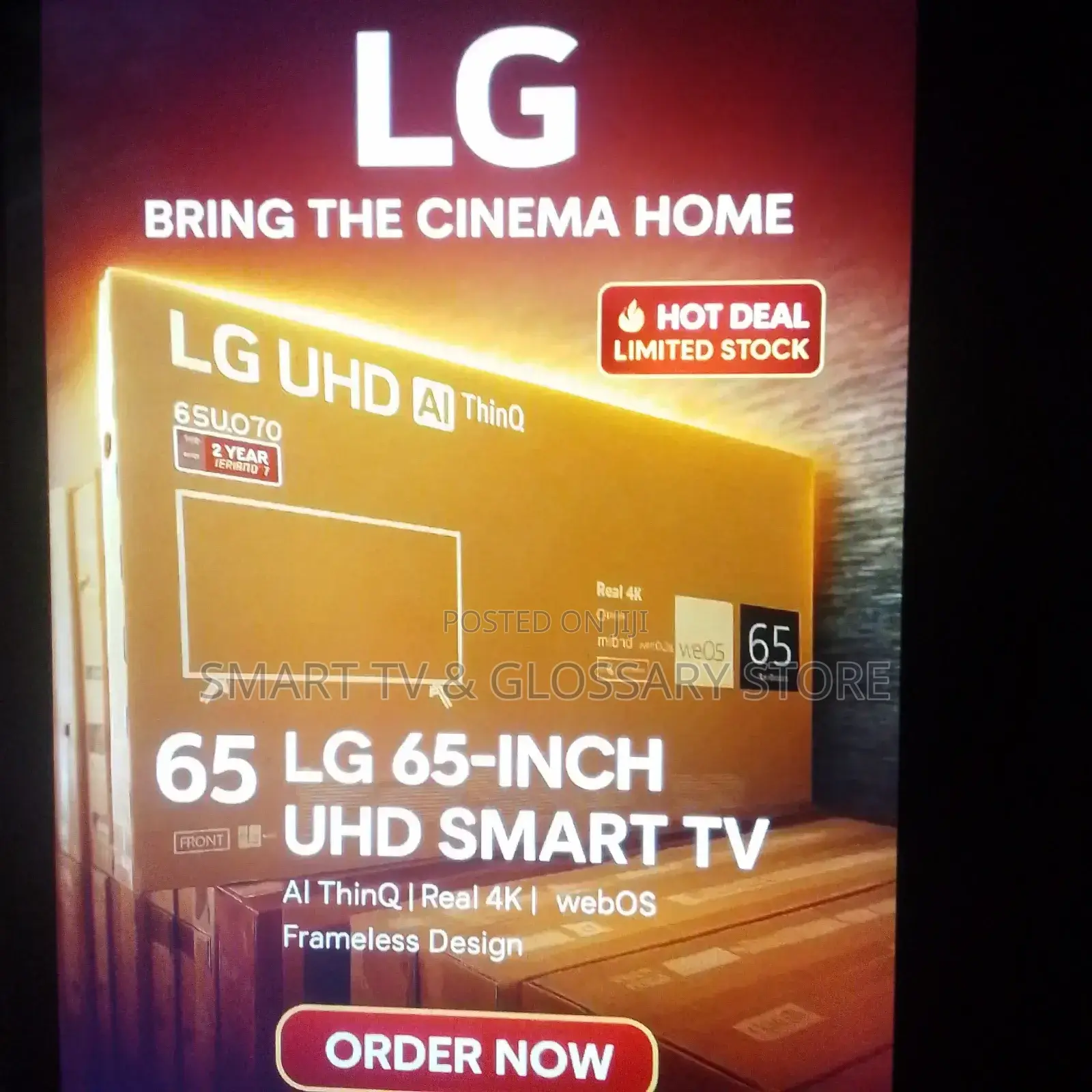 65 Inches Lg Smart Breathtaking Visual Tv