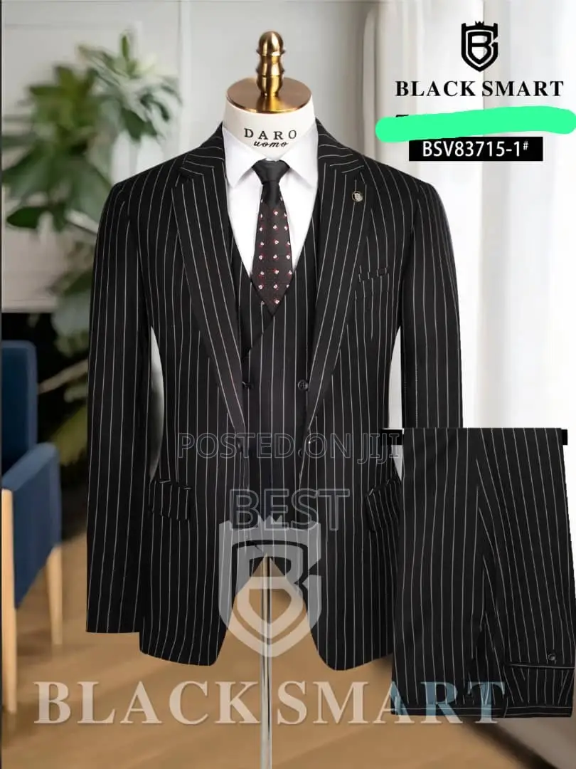 High Quality Luxury Stripes Turkish 3pis Suits