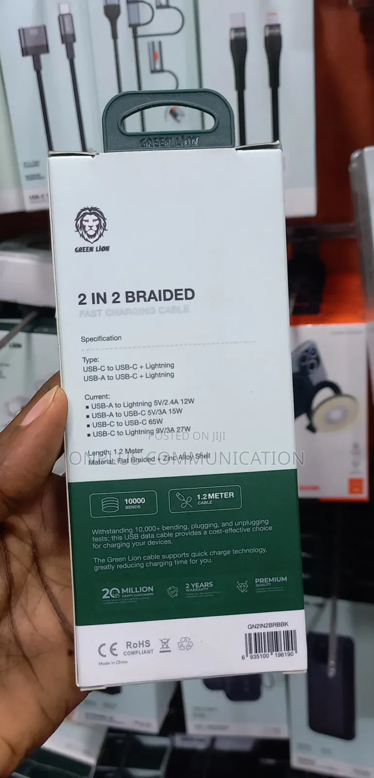 Green Lion 240w Usb-C to Usb-C Ultra-Fast Charging Cable