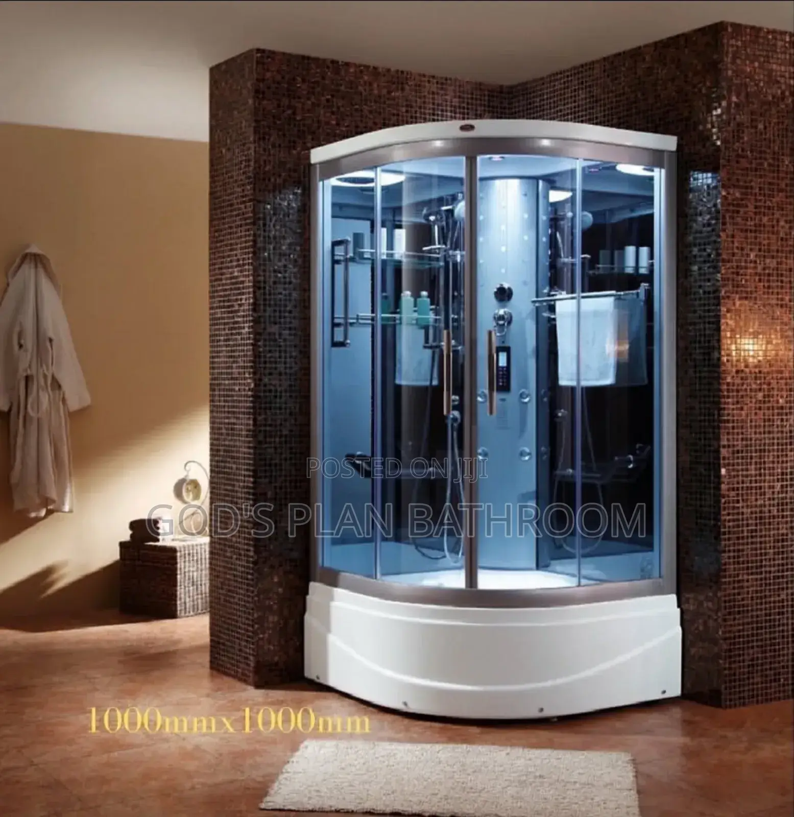 Shower Room With Steam 100×100