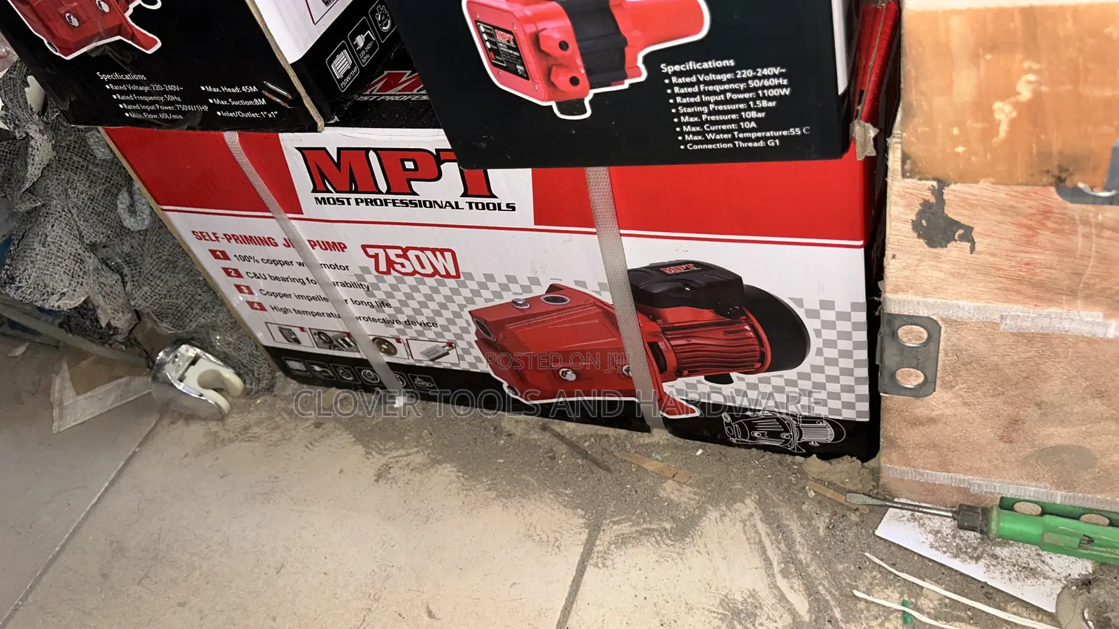 MPT 750w Self-Priming Jet Pump
