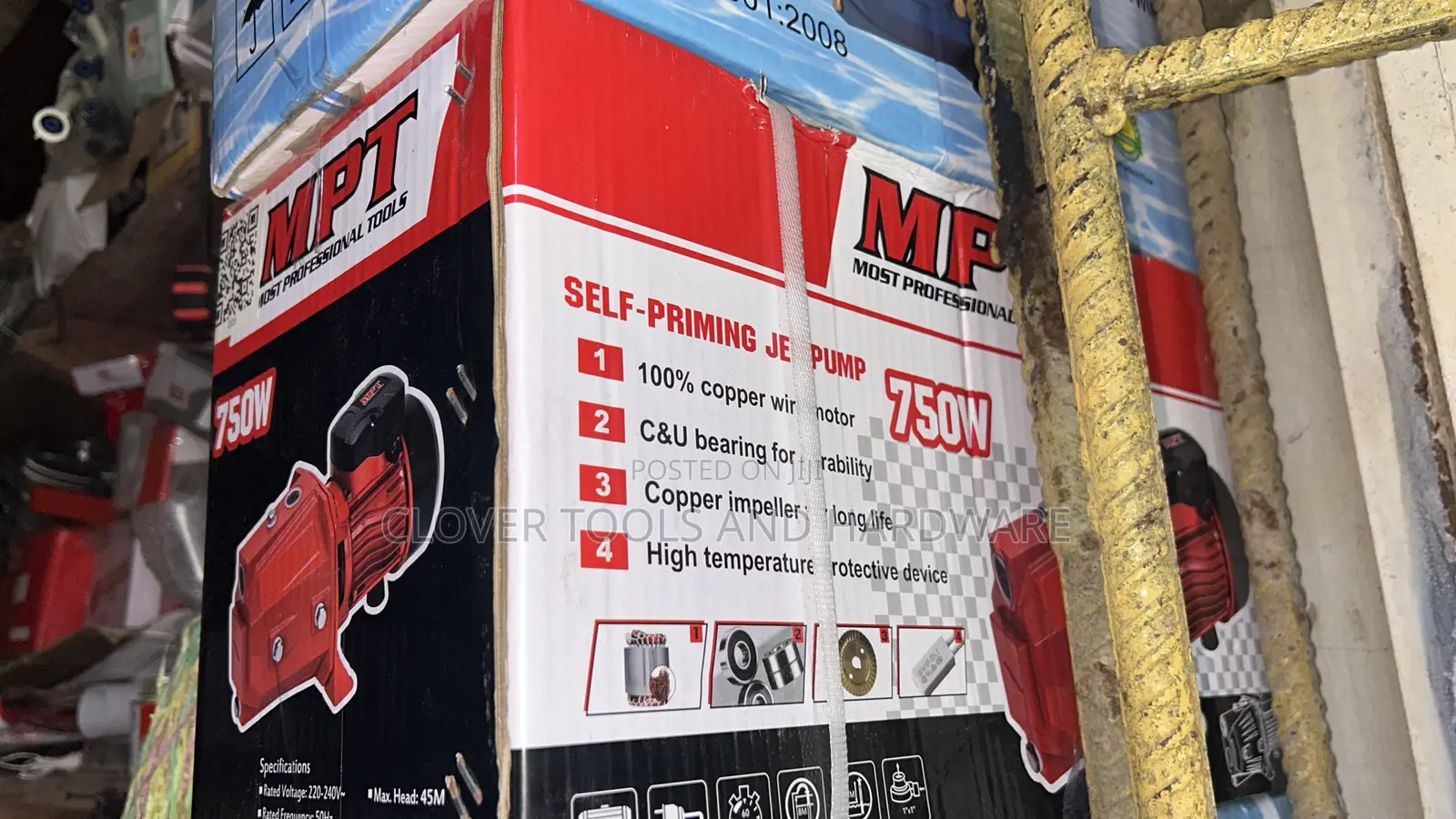 MPT 750w Self-Priming Jet Pump