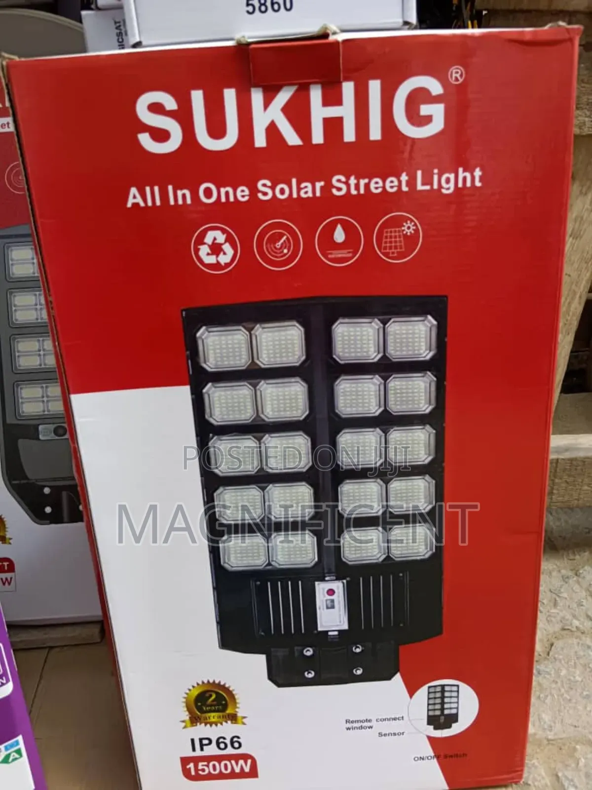 Original Brand New All in One 1500w Sukhig Solar Light