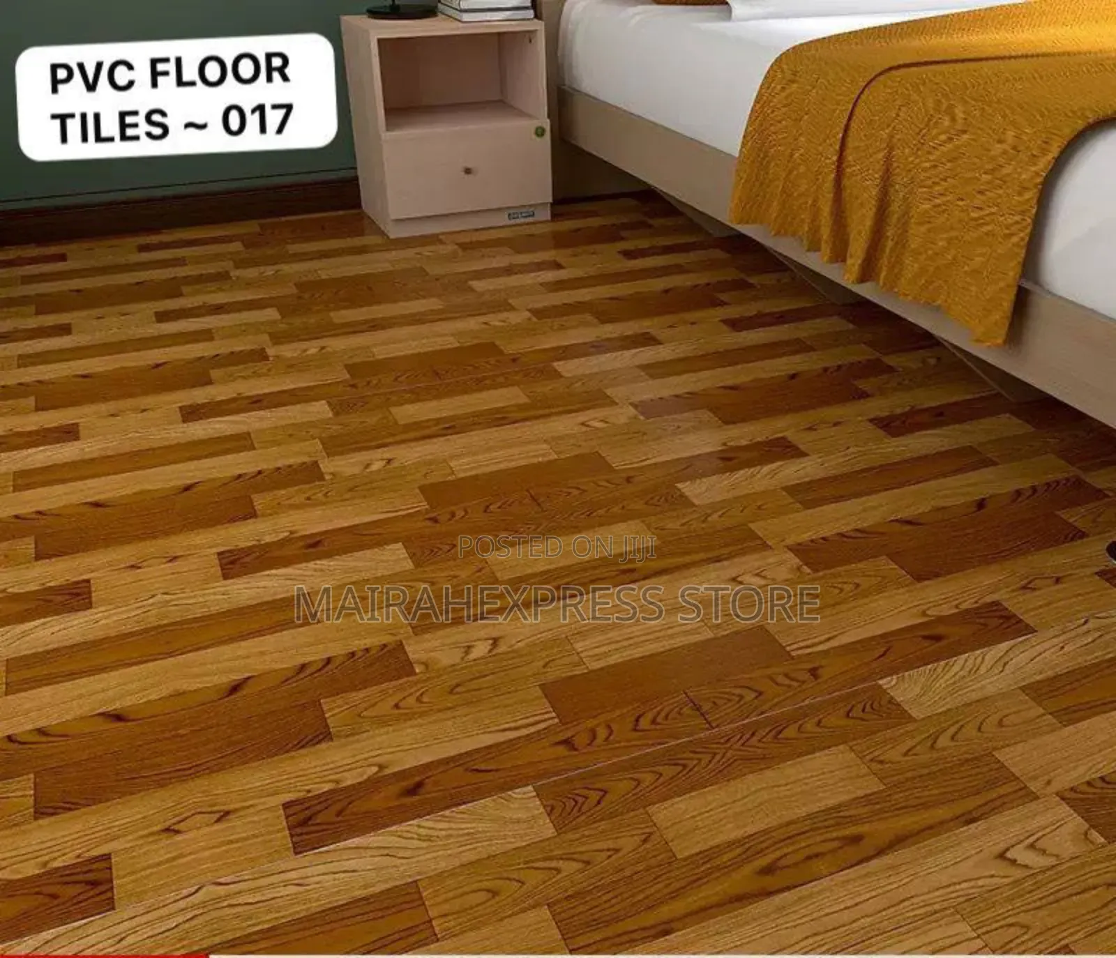 36pcs/Box Self Adhesive Wood Grain Waterproof PVC Floor Tile (T361)