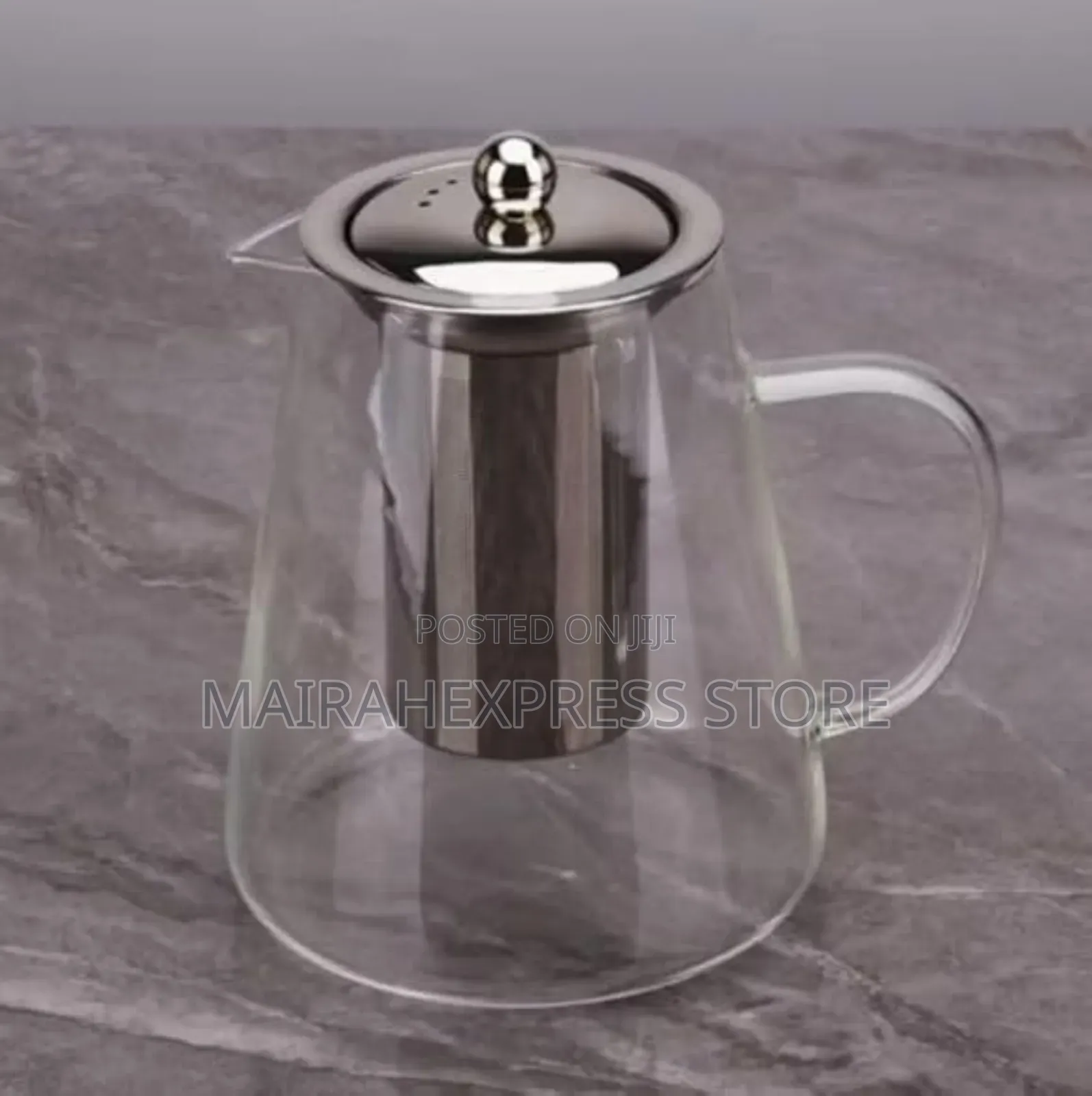 950ml Heat Resistant Glass Tea Pot With 4cups (T361)
