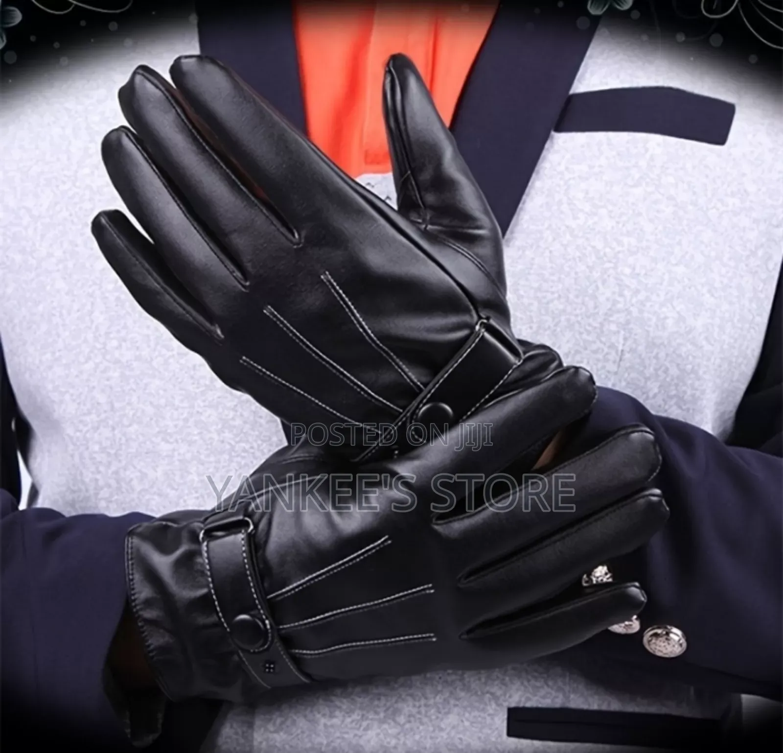 Quality Men's Ski Leather Glove