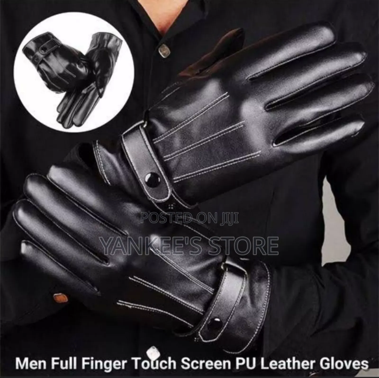 Quality Men's Ski Leather Glove
