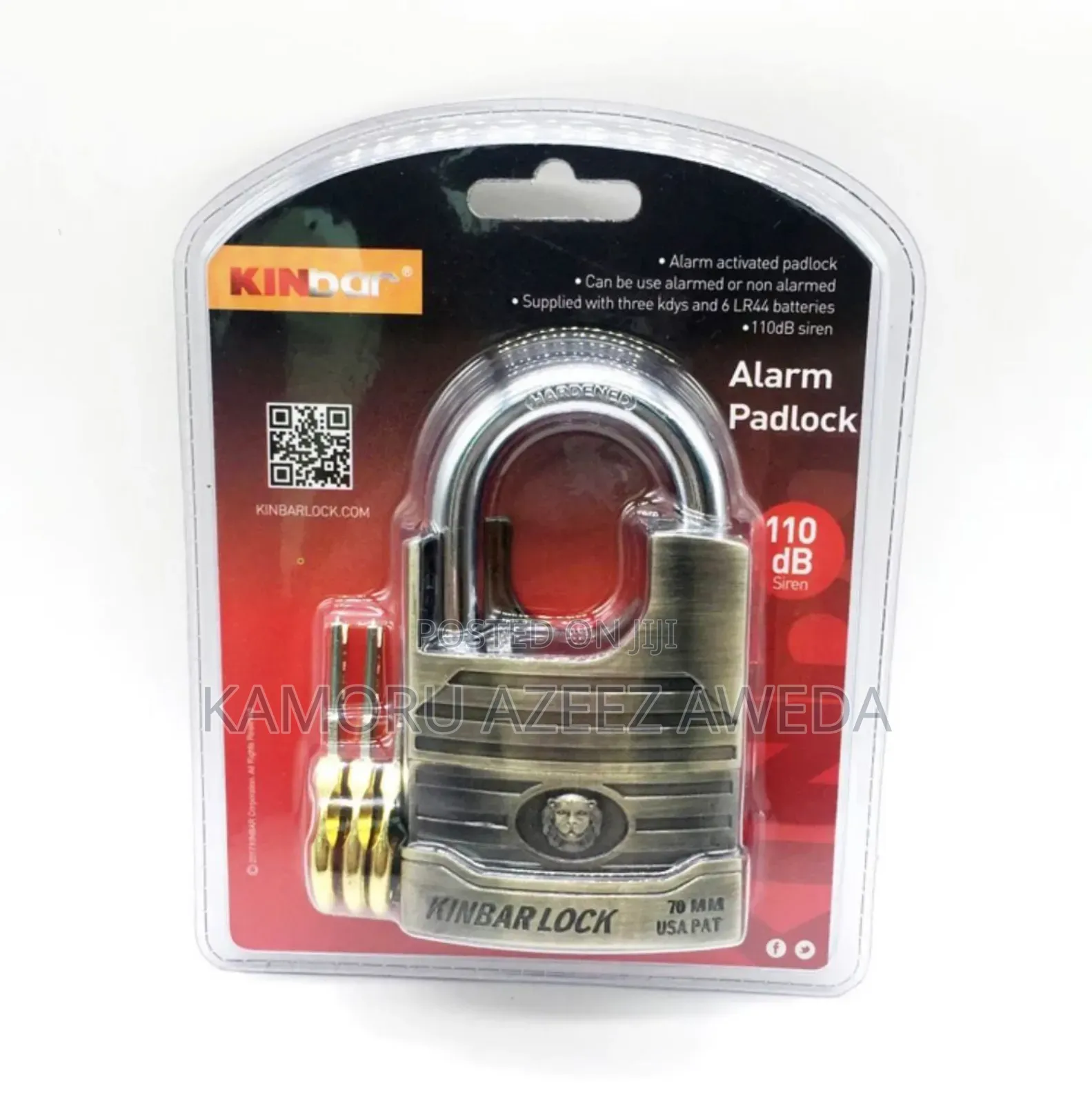 Kinbor Alarm Padlock Best Quality