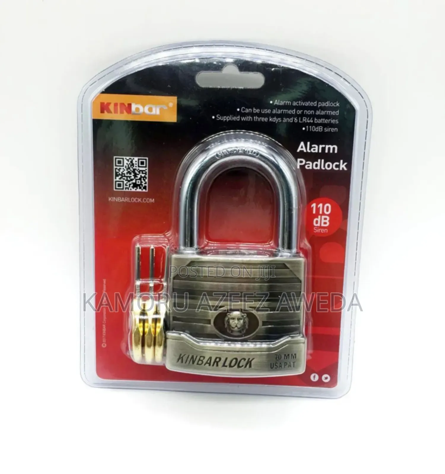 Kinbor Alarm Padlock Best Quality