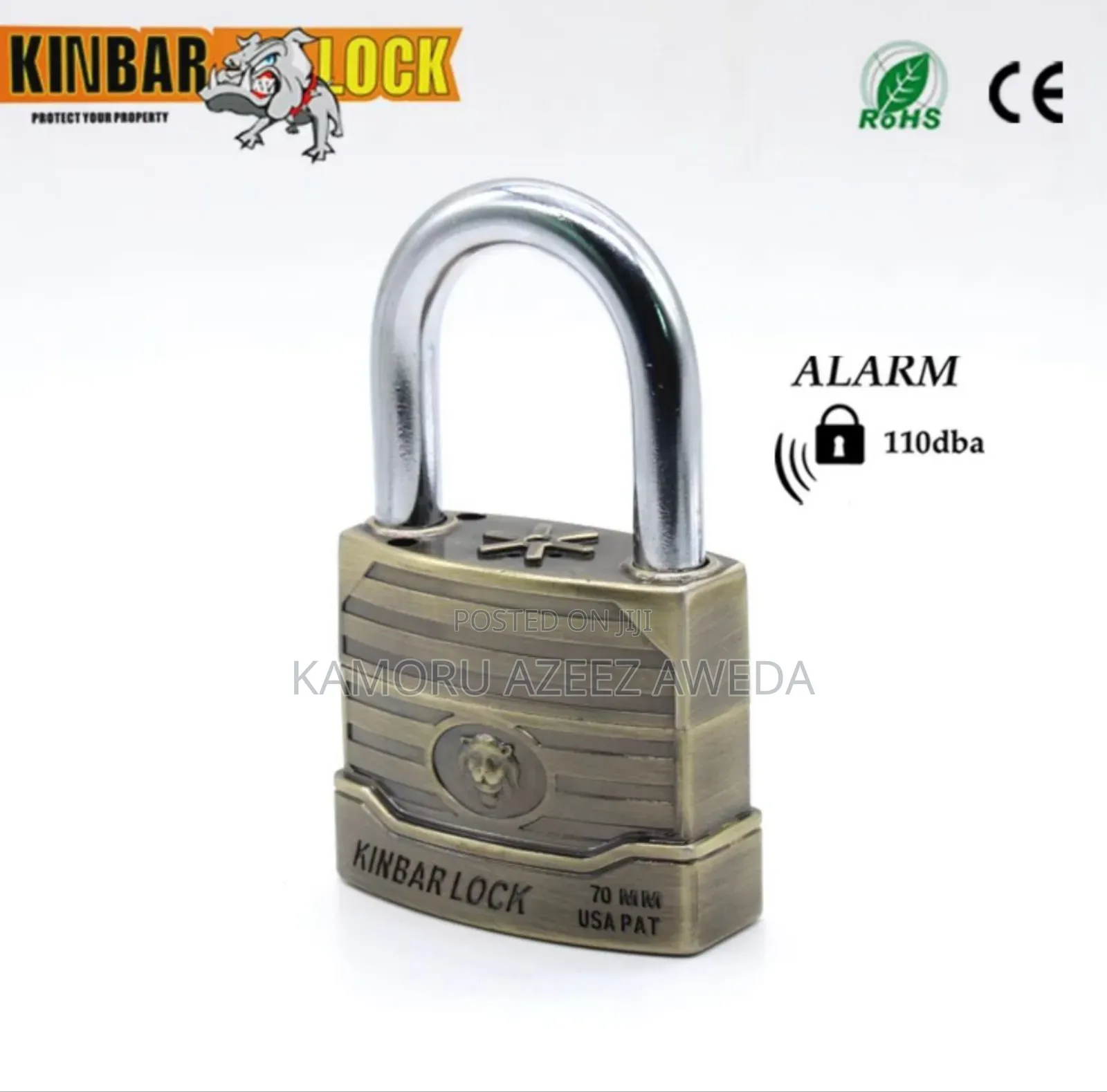 Kinbor Alarm Padlock Best Quality