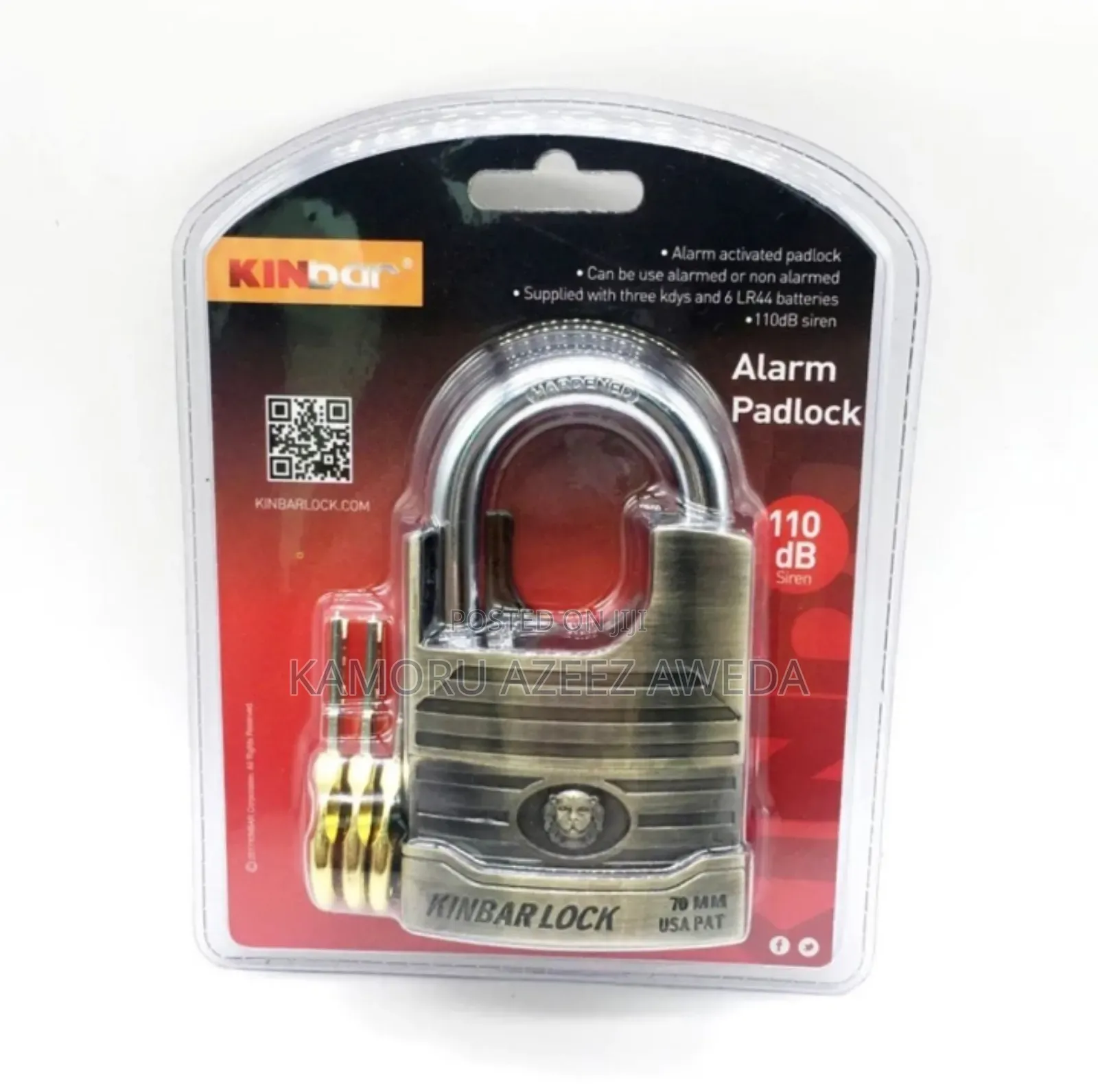 Kinbor Alarm Padlock Best Quality