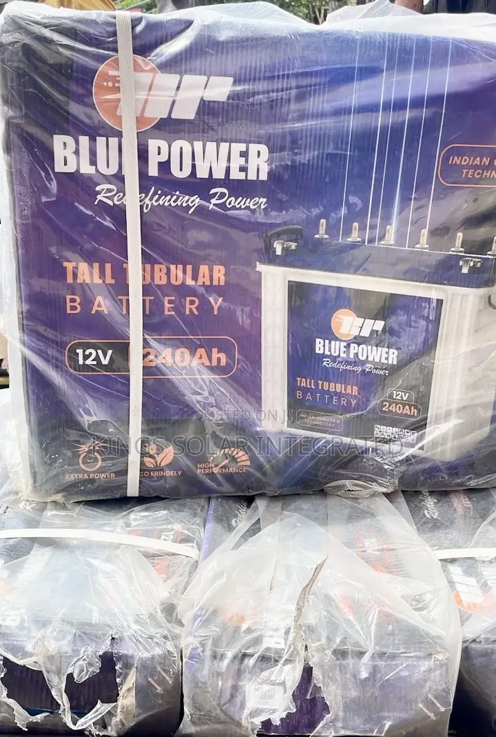 Blue Power Tall Tubular Battery