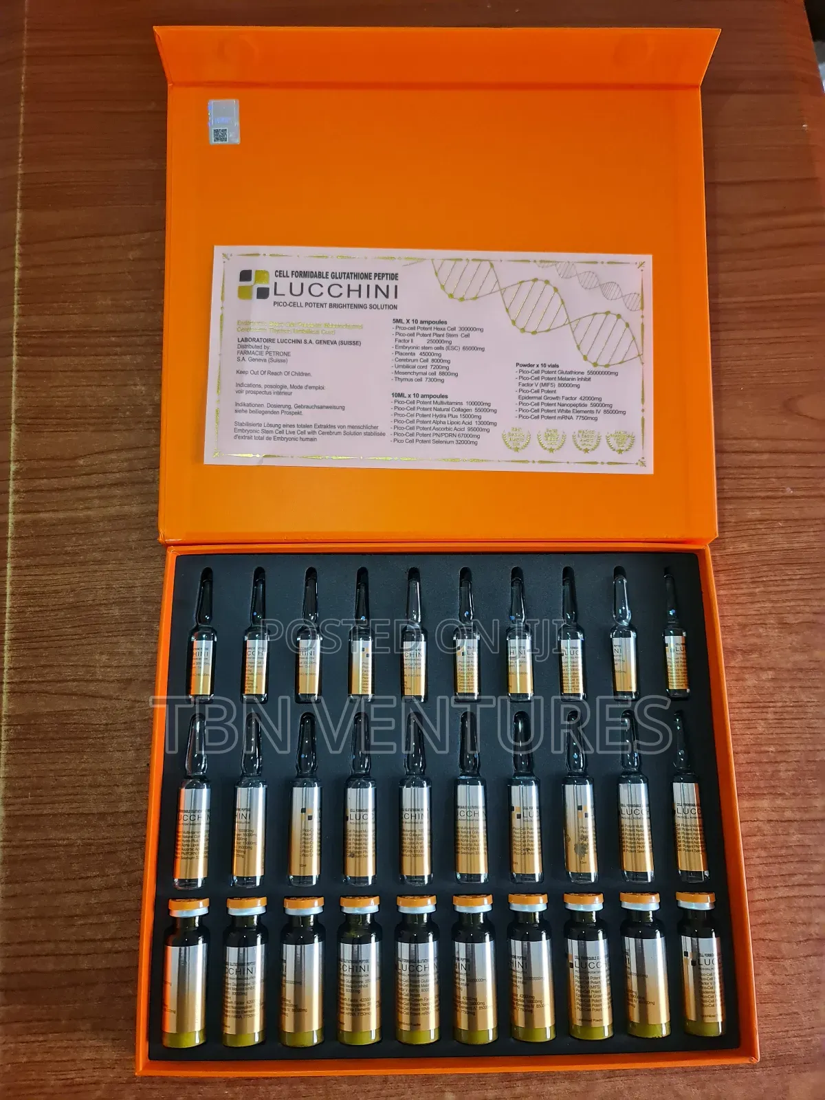Lucchini Cell Formidable Glutathione Peptide 55 Million Mg