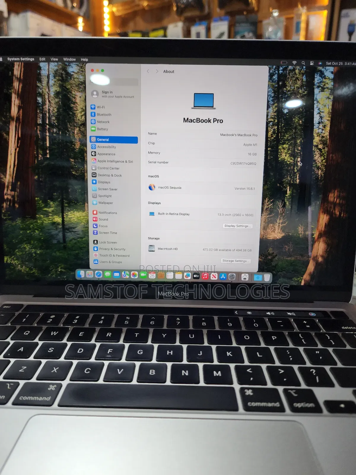 Laptop Apple MacBook Pro 2020 M1 16GB Apple M1 SSD 512GB