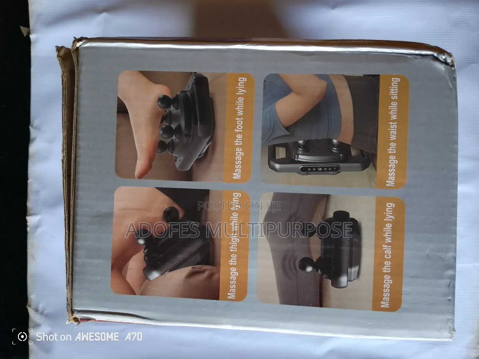 Four Head Fascial Gun Massager Rechargeable
