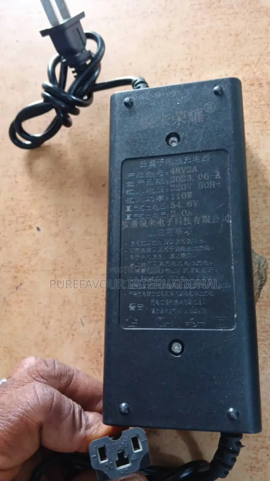Tokunbo 48v 2a Battery Charger for E-Bike and E-Scooter
