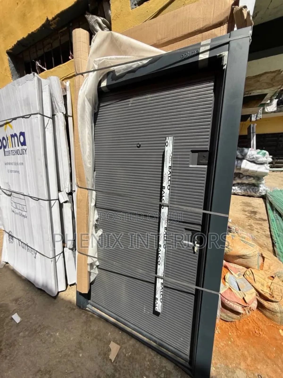 4ft × 7ft Modern Security Turkey Entrance Door