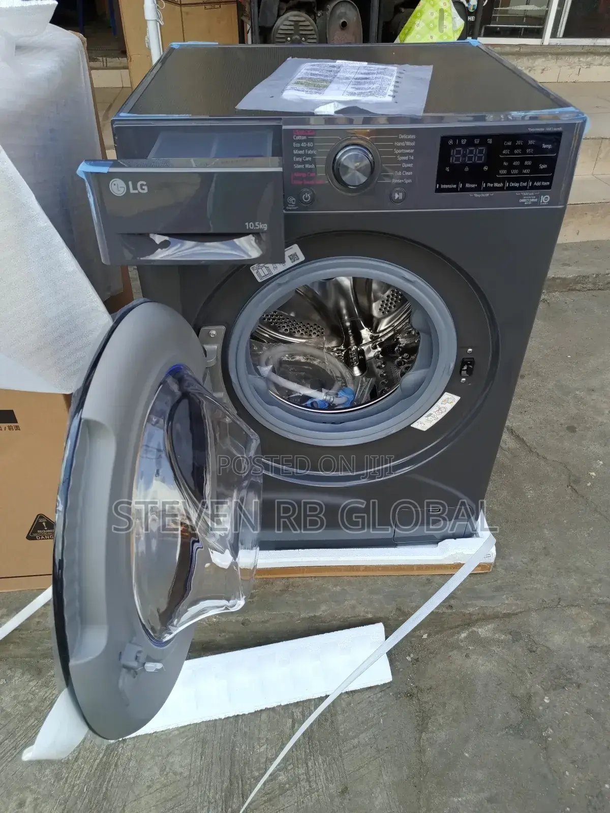 Lg 10.5kg Vivace Front Load Washing Machine | Wm 4v3ryp6je