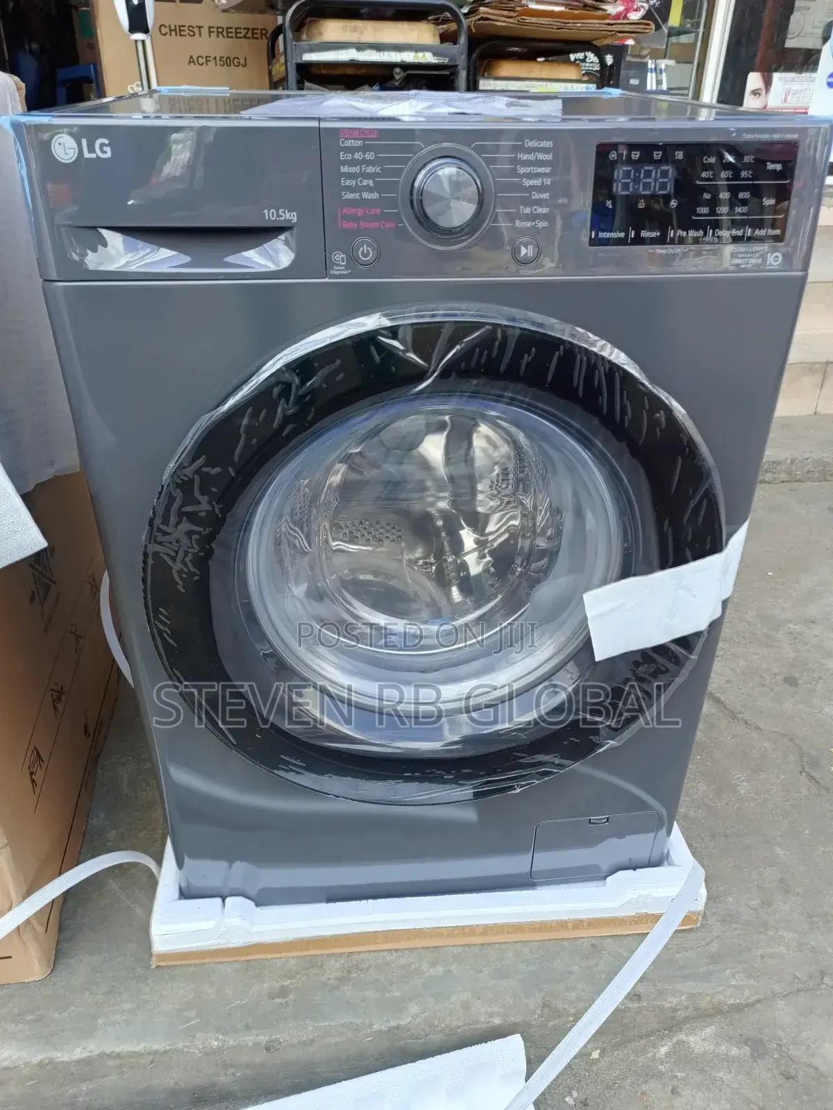 Lg 10.5kg Vivace Front Load Washing Machine | Wm 4v3ryp6je