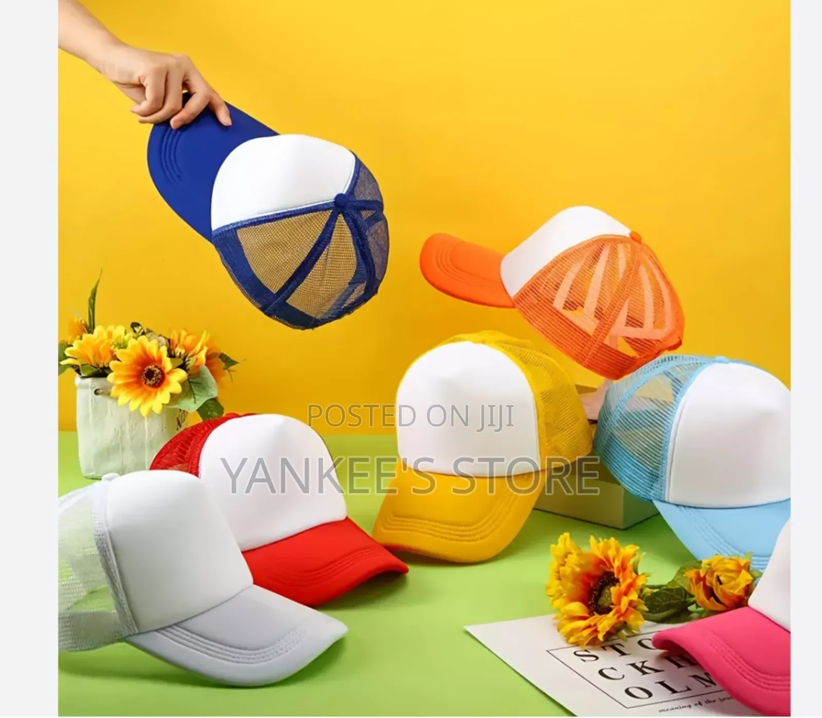 Quality Plain Unisex Trucker Net Face Cap