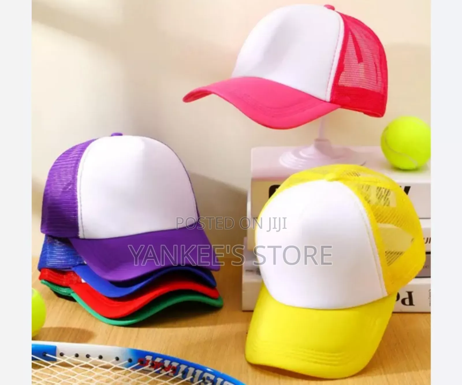 Quality Plain Unisex Trucker Net Face Cap