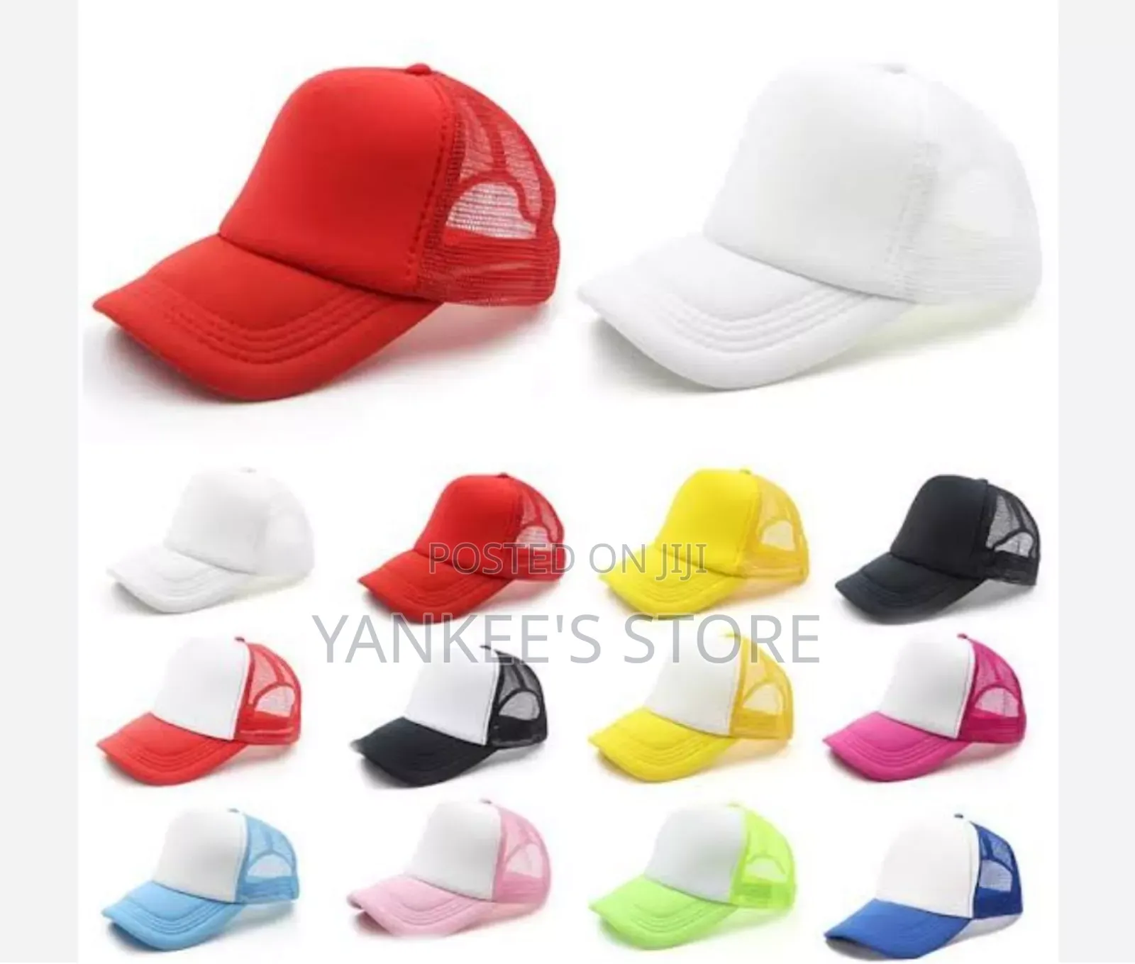 Quality Plain Unisex Trucker Net Face Cap