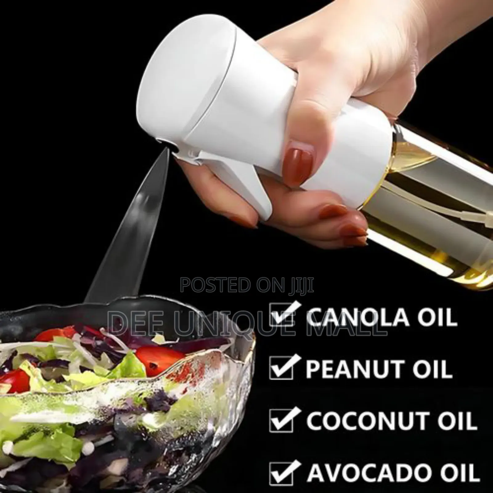 200ml White Kitchen Oil Sprayer Bottle