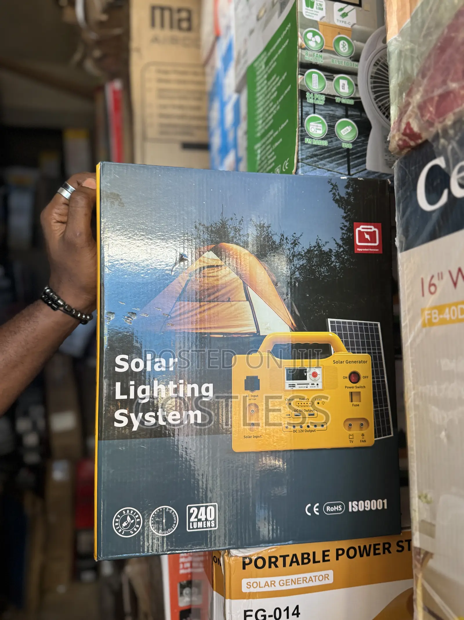 Solar Lighting System and Generator.