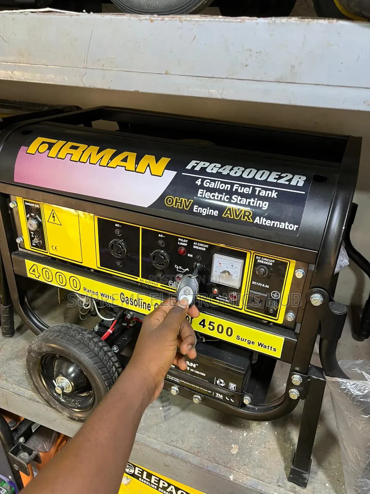 Model Fpg4800e2r {Black Series} Firman 4.5kva Petrol Generator Set