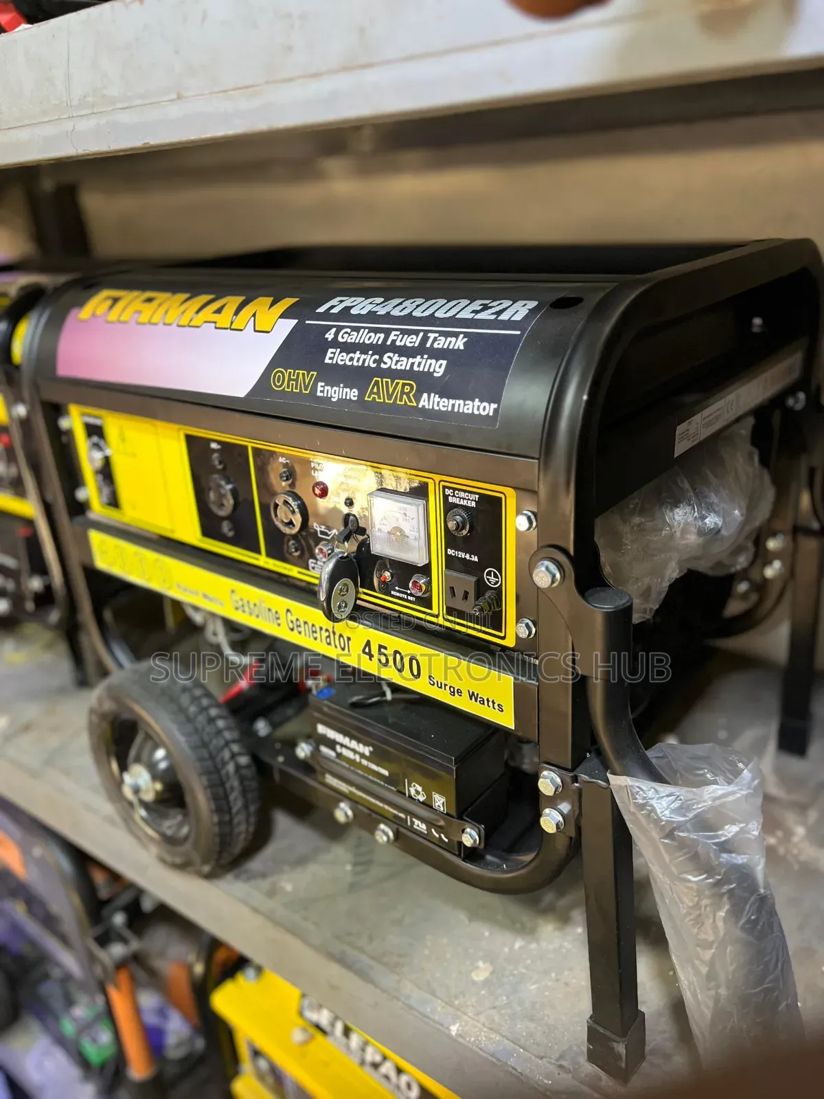 Model Fpg4800e2r {Black Series} Firman 4.5kva Petrol Generator Set
